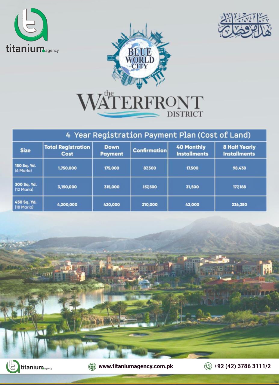 Blue World City Booking Close Waterfront District Block