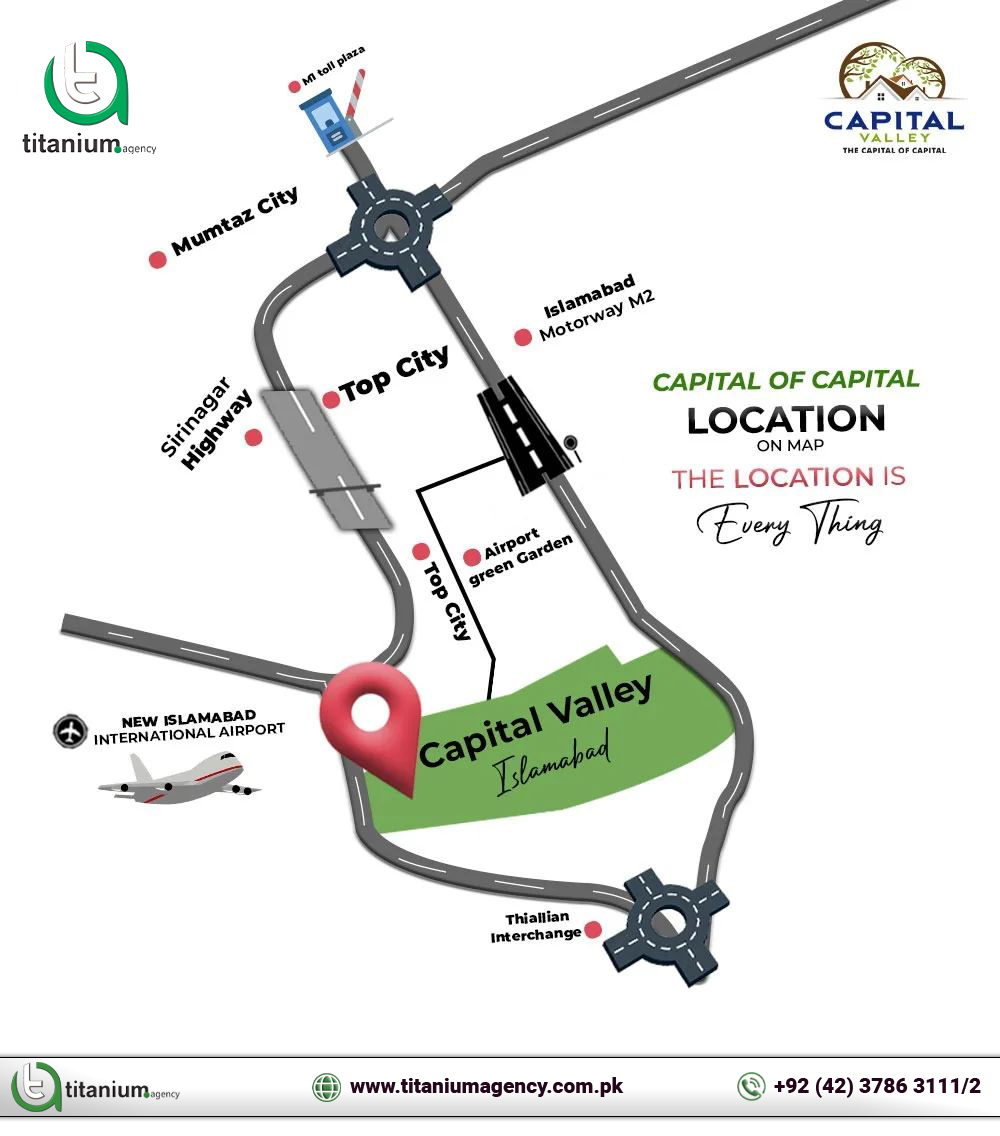 Capital Valley Islamabad Location