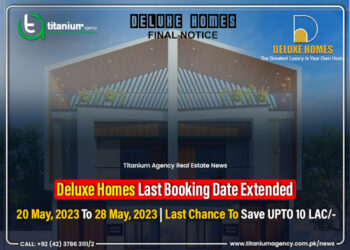 Deluxe Homes Last Booking Date Extended: 28 May 2023