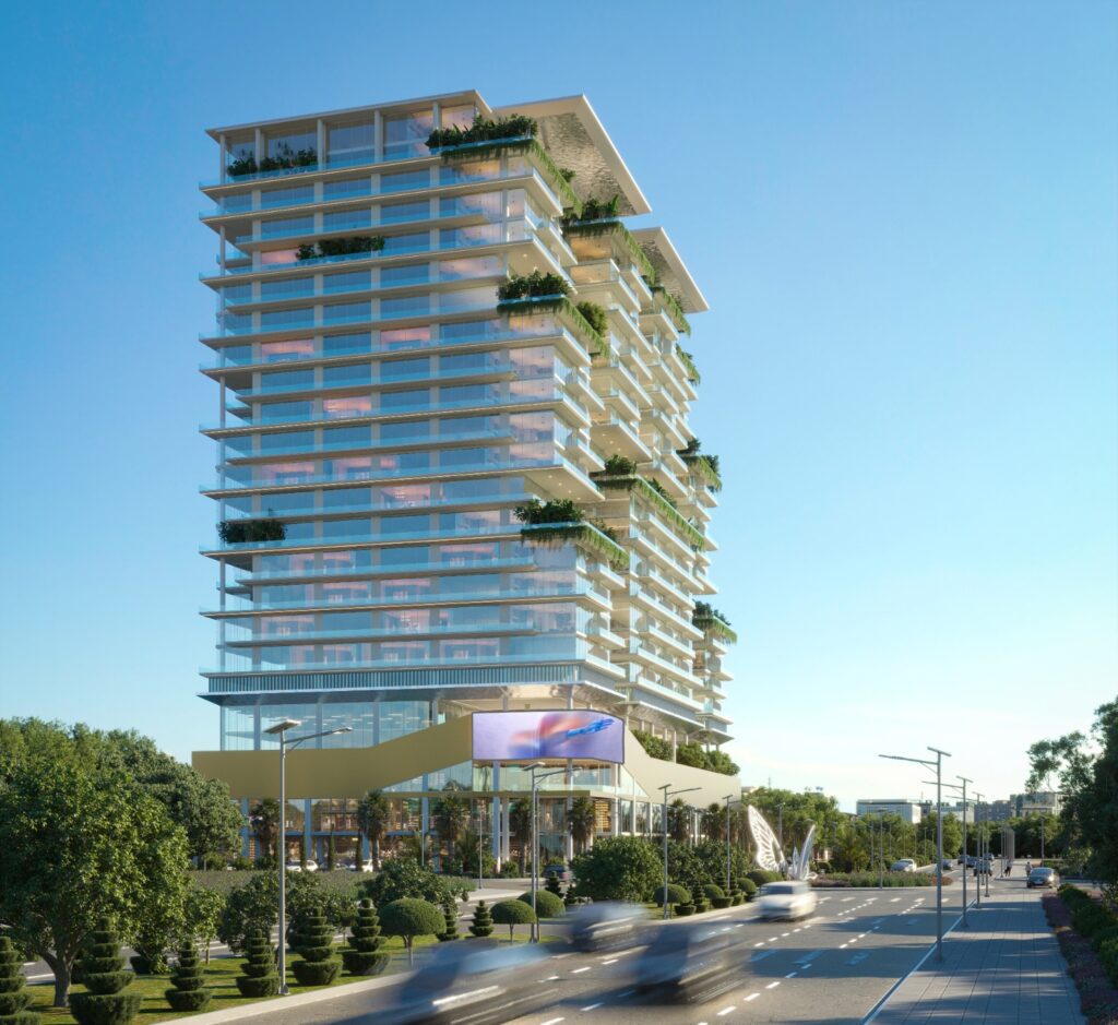 Al Waiz Tower Front Elevation Unveiled | Pre-Ramazan Offer