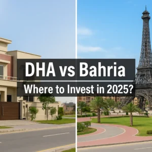 DHA Lahore vs Bahria Town Lahore – Which One Should You Pick in 2025